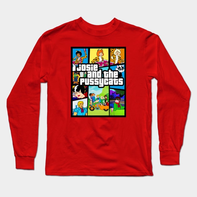 Josie GTA Long Sleeve T-Shirt by BigOrangeShirtShop